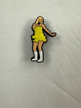 Taylor Swift Yellow Dress Singer Croc Charm